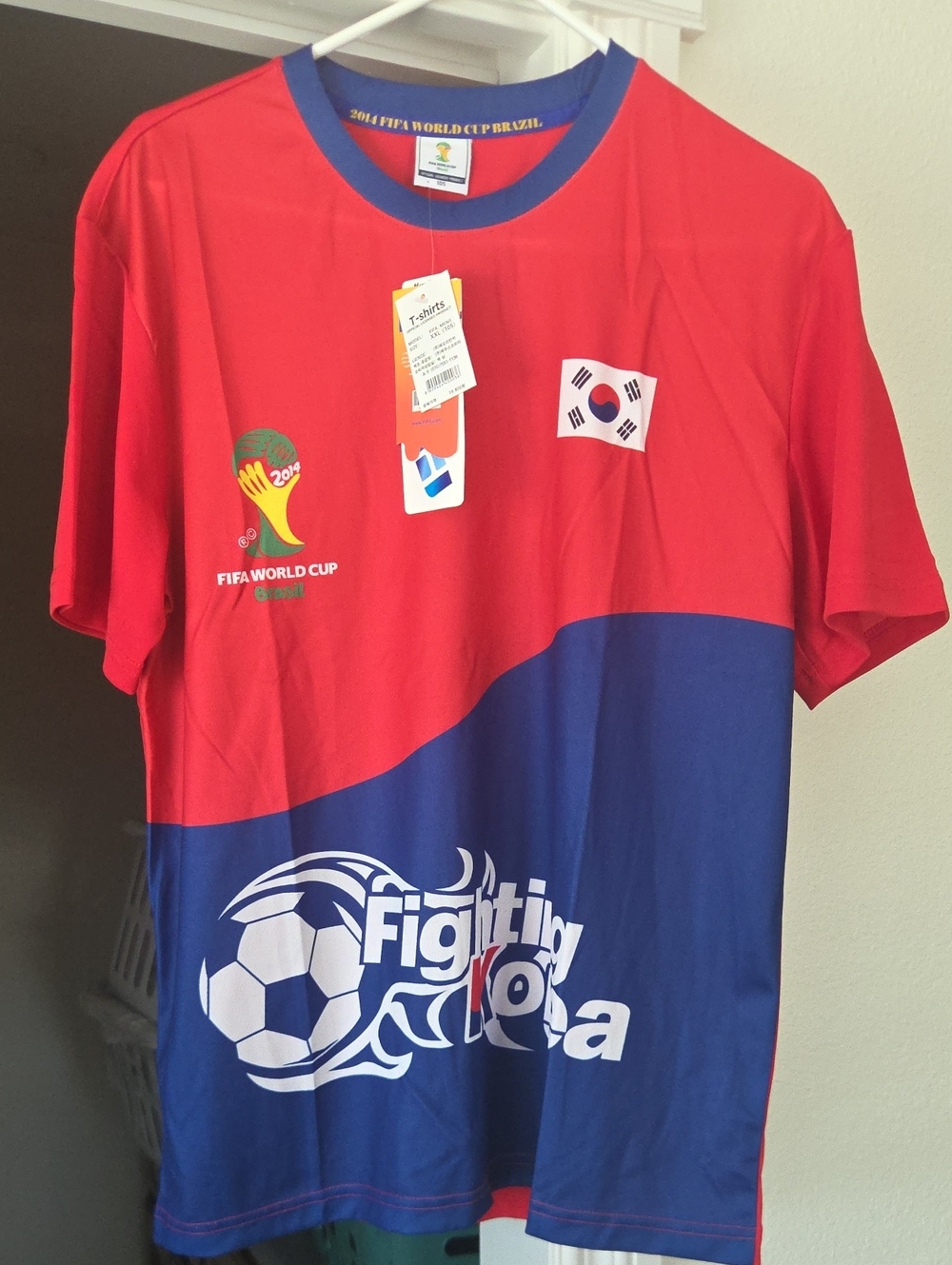 Kids Red & Navy 'Fighting Korea' World Cup Soccer Tee